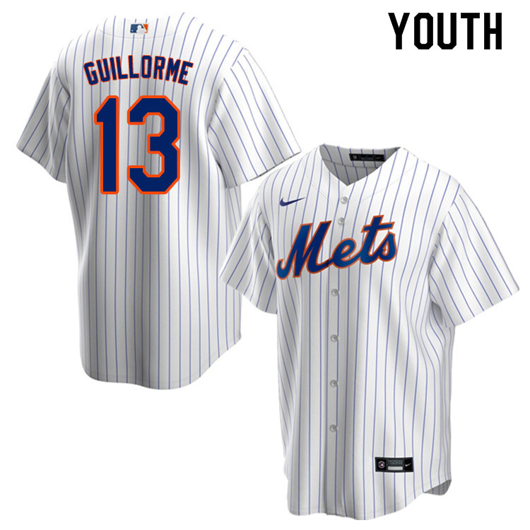 Nike Youth #13 Luis Guillorme New York Mets Baseball Jerseys Sale-White